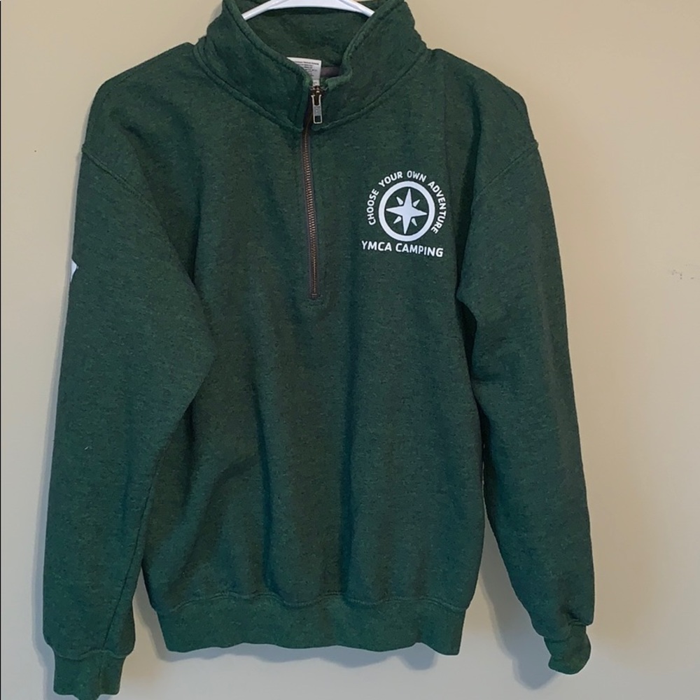 YMCA camping quarter zip